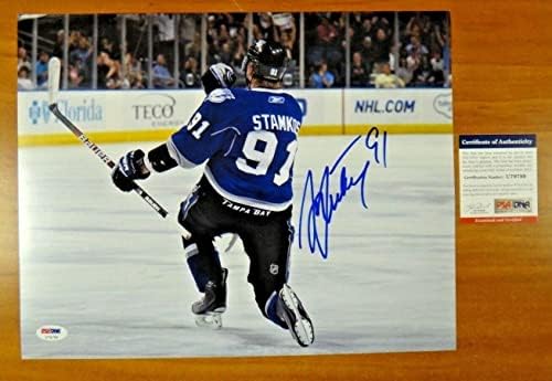 Steven Samkos Aláírt 11x14 Jégkorong Fotó PSA COA - Dedikált NHL-Fotók